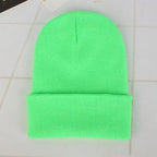 Winter Hats for Women Men New Beanies Knitted Solid Cool Hat Girls Autumn Female Beanie Warm Casual Cap For Winter Comfortable Soft Daily Slouchy Beanies Stylish Cool Hats For Girls And Boys Stevvex