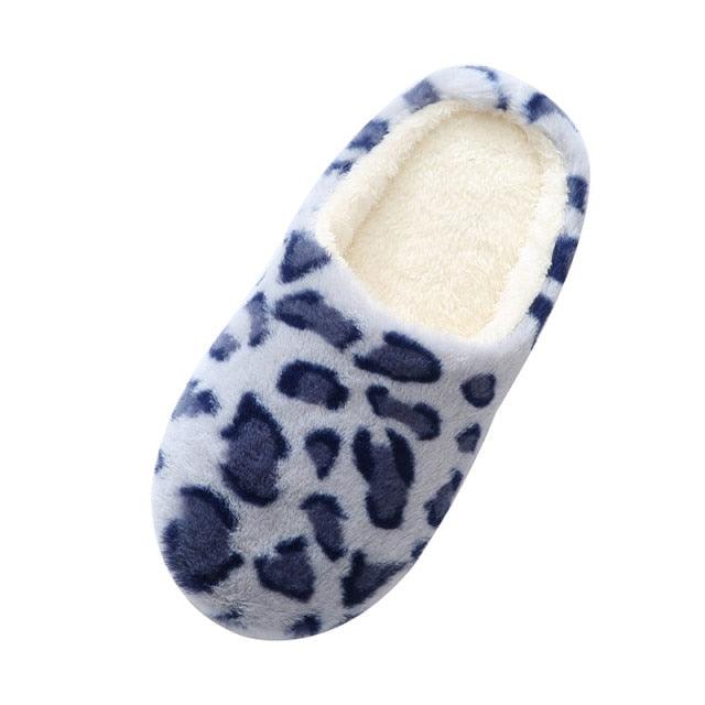 Winter Home Slippers Women Cotton Shoes Soft Plush Indoor Slippers Shoes For Women Men Couple Warm Fur Slippers Cute Comfy Fuzzy Knitted Memory Foam Slip On House Slippers Stevvex