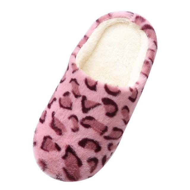 Winter Home Slippers Women Cotton Shoes Soft Plush Indoor Slippers Shoes For Women Men Couple Warm Fur Slippers Cute Comfy Fuzzy Knitted Memory Foam Slip On House Slippers Stevvex