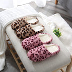 Winter Home Slippers Women Cotton Shoes Soft Plush Indoor Slippers Shoes For Women Men Couple Warm Fur Slippers Cute Comfy Fuzzy Knitted Memory Foam Slip On House Slippers Stevvex
