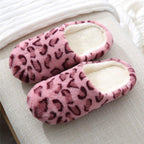 Winter Home Slippers Women Cotton Shoes Soft Plush Indoor Slippers Shoes For Women Men Couple Warm Fur Slippers Cute Comfy Fuzzy Knitted Memory Foam Slip On House Slippers Stevvex