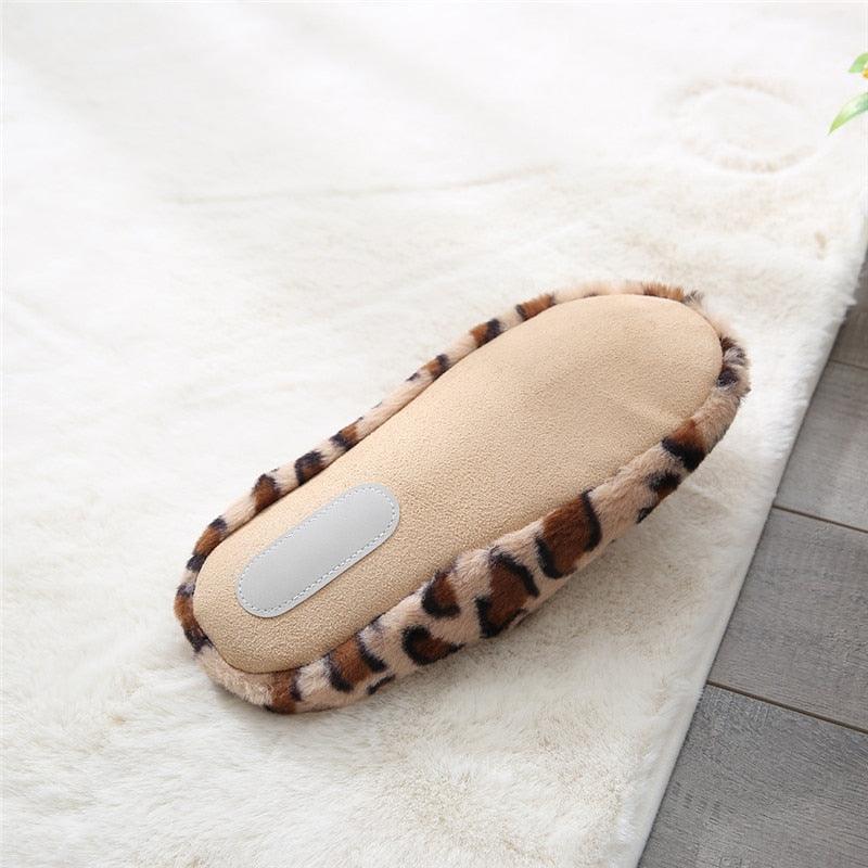 Winter Home Slippers Women Cotton Shoes Soft Plush Indoor Slippers Shoes For Women Men Couple Warm Fur Slippers Cute Comfy Fuzzy Knitted Memory Foam Slip On House Slippers Stevvex