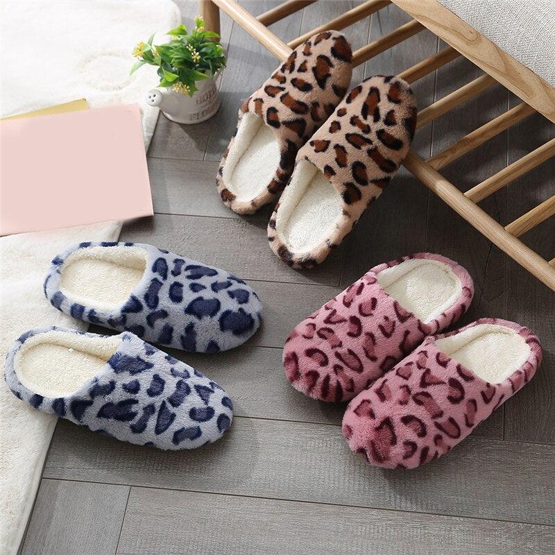 Winter Home Slippers Women Cotton Shoes Soft Plush Indoor Slippers Shoes For Women Men Couple Warm Fur Slippers Cute Comfy Fuzzy Knitted Memory Foam Slip On House Slippers Stevvex