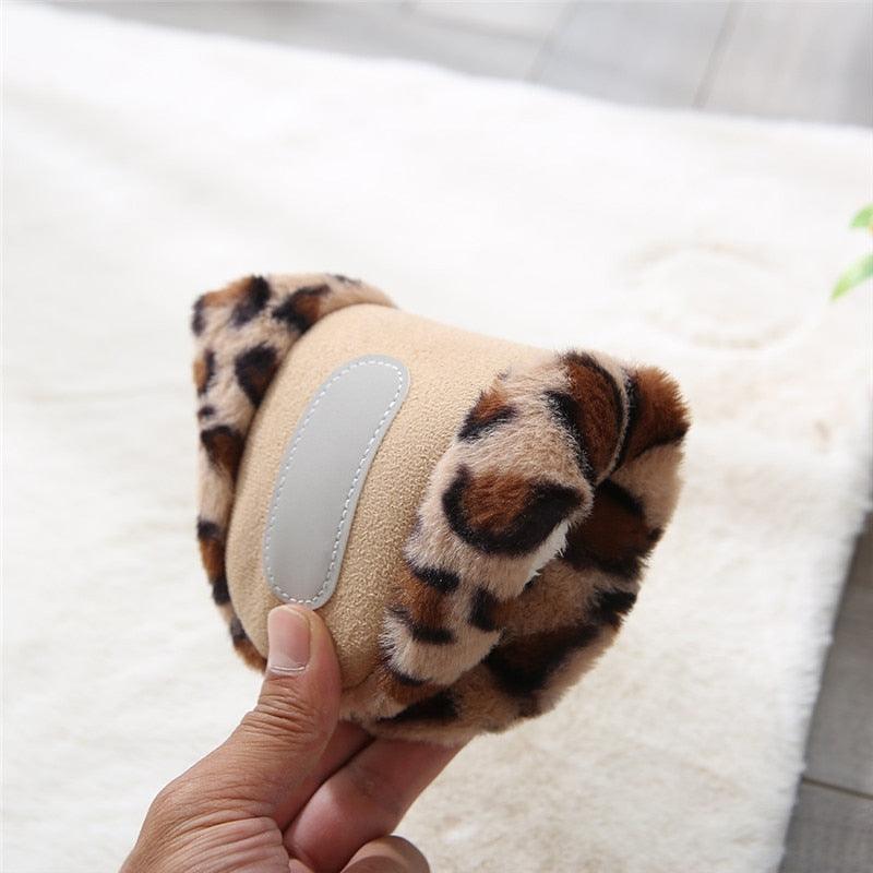 Winter Home Slippers Women Cotton Shoes Soft Plush Indoor Slippers Shoes For Women Men Couple Warm Fur Slippers Cute Comfy Fuzzy Knitted Memory Foam Slip On House Slippers Stevvex