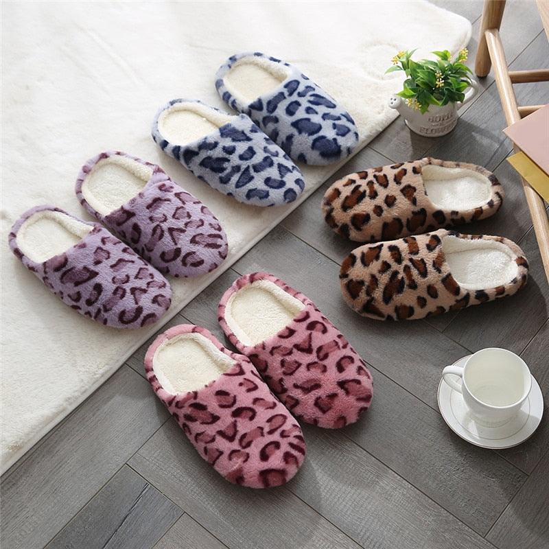 Winter Home Slippers Women Cotton Shoes Soft Plush Indoor Slippers Shoes For Women Men Couple Warm Fur Slippers Cute Comfy Fuzzy Knitted Memory Foam Slip On House Slippers Stevvex