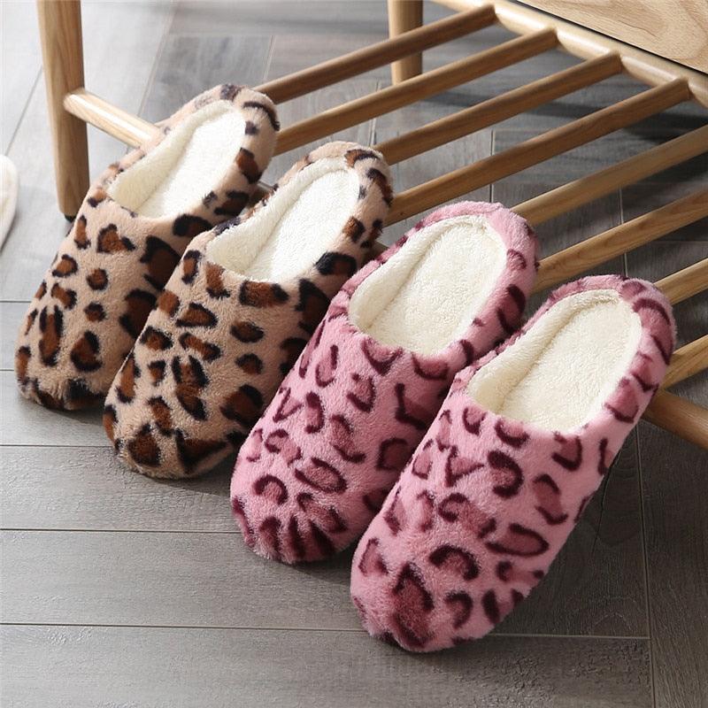 Winter Home Slippers Women Cotton Shoes Soft Plush Indoor Slippers Shoes For Women Men Couple Warm Fur Slippers Cute Comfy Fuzzy Knitted Memory Foam Slip On House Slippers Stevvex