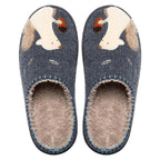 Winter House Women Fur Slippers Soft Memory Foam Sole Cute Fox Bear Bedroom Fluffy Slippers Couples Plush Shoes Comfortable Closed Toe House Slippers Shoes Anti slip Sandals Lightweight Winter Indoor Cartoon Slippers