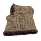 Winter Knitted Hat Beanie Men Beany Skellies Beanies Winter Hats For Women Men Caps Gorgas Bonnet Mask Brand Hats Hooded Cowl Neckerchief with Drawstring Soft Balaclava Pullover Knitted Beanie for Adults Men Women Ski Caps Stevvex
