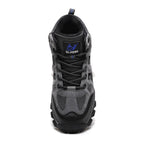 Winter Leather Mens Boots Fur Super Warm Snow Boots Men Winter Work Casual Shoes High Top Rubber Boots Winter Warm Outdoor Walking Lace Up Anti-Slip Breathable Ankle Booties Stevvex