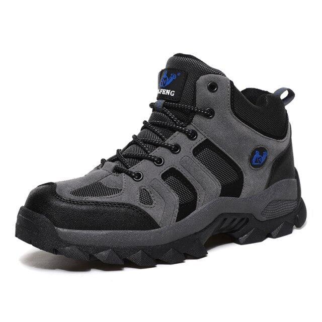 Winter Leather Mens Boots Fur Super Warm Snow Boots Men Winter Work Casual Shoes High Top Rubber Boots Winter Warm Outdoor Walking Lace Up Anti-Slip Breathable Ankle Booties Stevvex