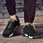 Winter Leather Sneakers Keep Warm Waterproof Mans Sneakers Work Casual Shoes Mens Autumn Anti-slip Leather Lace Up Lightweight Soft Modern Comfortable Classic Walking Sneakers Stevvex