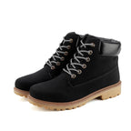Winter Luxury Shoes Mens Flat Heel Boots Fashion Warm Ankle Boots Outdoor Warm Non Slip Fur Lined Ankle Boots Leather Winter Walking Shoes For Mens Stevvex