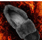 Winter Men's Boots Warm Snow Boots High Quality Leather Waterproof Outdoor Men Hiking Boots Waterproof Non-Slip Trail Fur Lined Ankle Boots Leather Winter Shoes Stevvex