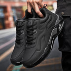 Winter Men's Thick Fur Warm Ankle Shoes Waterproof Men's Trend Casual Sneakers No-slip Shoes Men Footwear Low-Top Sneakers Non-Slip Wear-Resistant For Outdoor Sport Stevvex