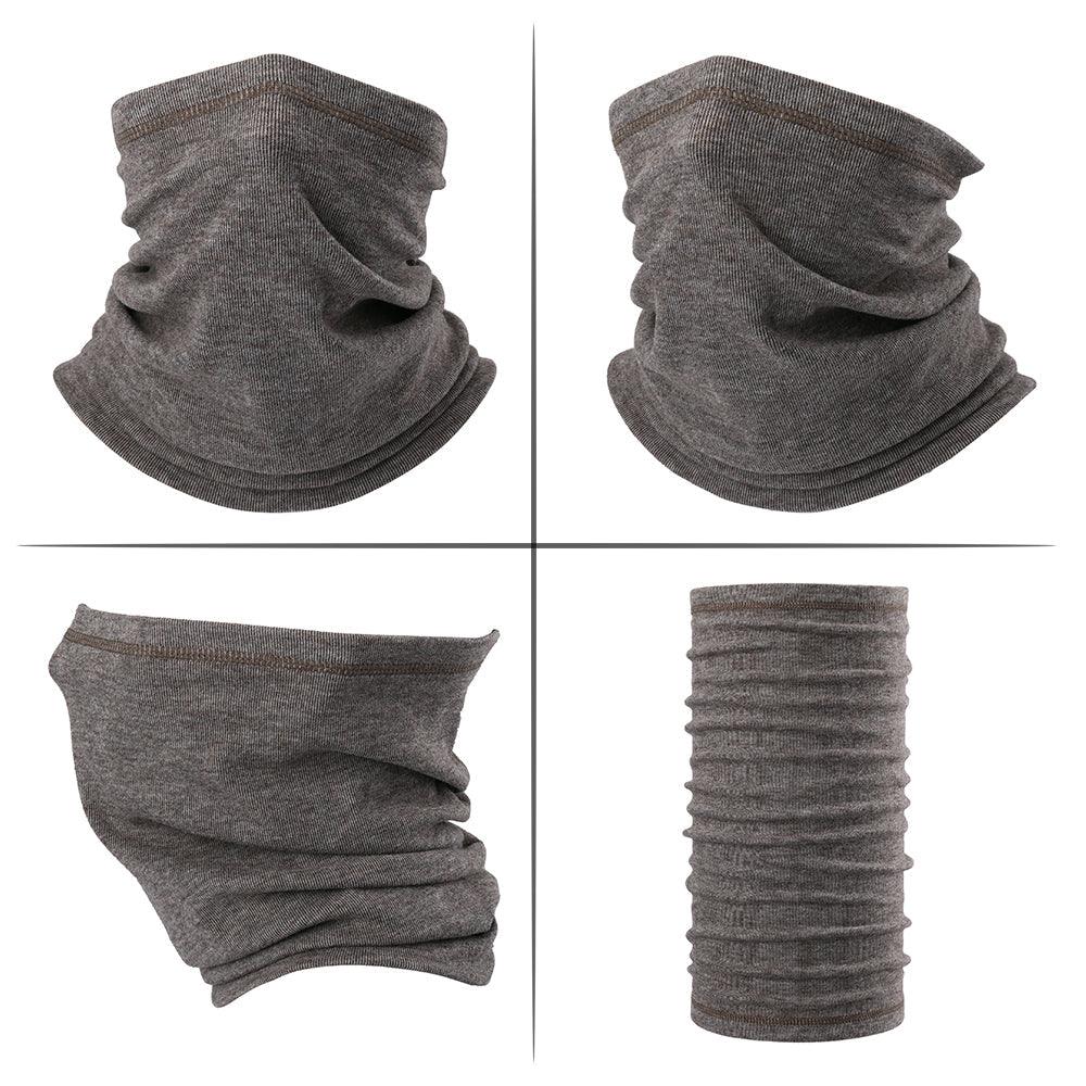 Winter Neck Warmer Gaiter Bandana Mask Tube Scarf Fleece Half Face Cover Sports Thermal Ski Hunting Cycling Snowboard Men Women Mask Headwear Scarf Bandana Hood Half Breathable Dustproof Hang-Ear Cap Bike Headbands Face Cover Stevvex