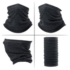 Winter Neck Warmer Gaiter Bandana Mask Tube Scarf Fleece Half Face Cover Sports Thermal Ski Hunting Cycling Snowboard Men Women Mask Headwear Scarf Bandana Hood Half Breathable Dustproof Hang-Ear Cap Bike Headbands Face Cover Stevvex
