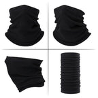 Winter Neck Warmer Gaiter Bandana Mask Tube Scarf Fleece Half Face Cover Sports Thermal Ski Hunting Cycling Snowboard Men Women Mask Headwear Scarf Bandana Hood Half Breathable Dustproof Hang-Ear Cap Bike Headbands Face Cover Stevvex