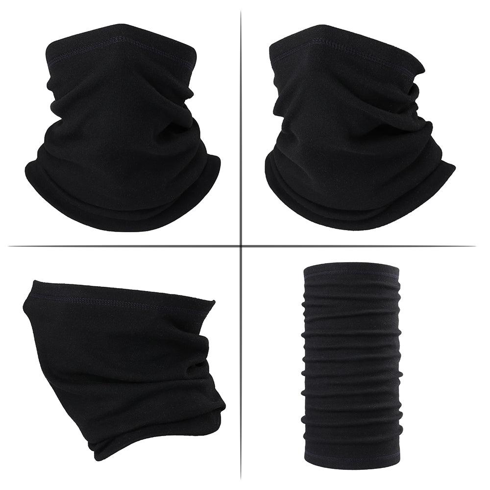 Winter Neck Warmer Gaiter Bandana Mask Tube Scarf Fleece Half Face Cover Sports Thermal Ski Hunting Cycling Snowboard Men Women Mask Headwear Scarf Bandana Hood Half Breathable Dustproof Hang-Ear Cap Bike Headbands Face Cover Stevvex