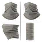 Winter Neck Warmer Gaiter Bandana Mask Tube Scarf Fleece Half Face Cover Sports Thermal Ski Hunting Cycling Snowboard Men Women Mask Headwear Scarf Bandana Hood Half Breathable Dustproof Hang-Ear Cap Bike Headbands Face Cover Stevvex