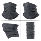 Winter Neck Warmer Gaiter Bandana Mask Tube Scarf Fleece Half Face Cover Sports Thermal Ski Hunting Cycling Snowboard Men Women Mask Headwear Scarf Bandana Hood Half Breathable Dustproof Hang-Ear Cap Bike Headbands Face Cover Stevvex