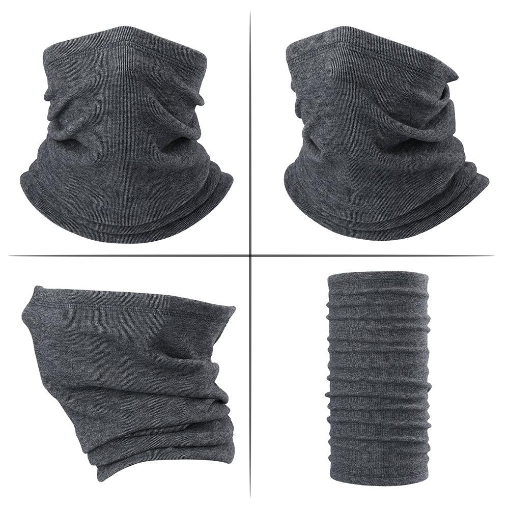 Winter Neck Warmer Gaiter Bandana Mask Tube Scarf Fleece Half Face Cover Sports Thermal Ski Hunting Cycling Snowboard Men Women Mask Headwear Scarf Bandana Hood Half Breathable Dustproof Hang-Ear Cap Bike Headbands Face Cover Stevvex