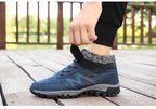 Winter Outdoor Casual Shoes Non-slip Warm Soft Cotton Shoes Mens Comfortable Snow Shoes Lightweight Low-Top Sneakers Non-Slip Wear-Resistant For Outdoor Walking Camping