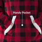 Winter Oversized Wearable Blanket Women Hoodies Sweatshirt TV Blanket With Sleeves Pullover Warm Soft Unisex Hoody Comfortable Sweatshirts For Autumn Stevvex