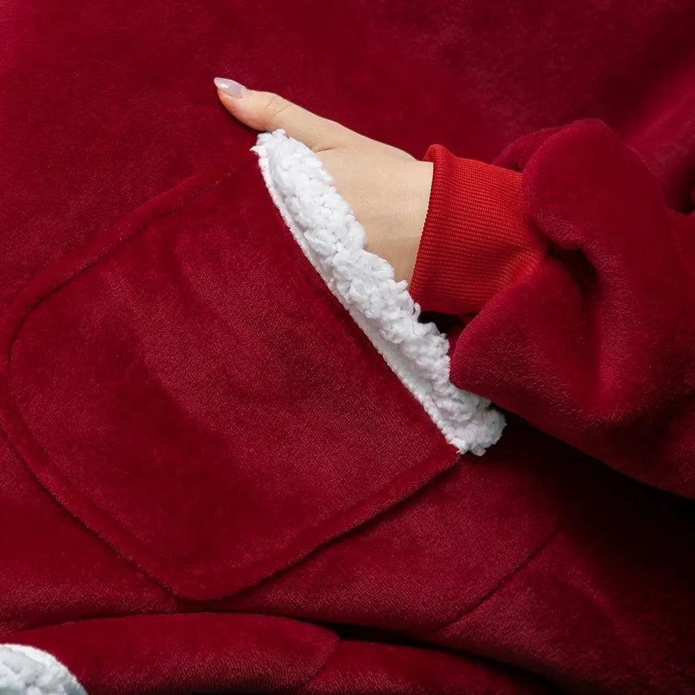 Winter Oversized Wearable Blanket Women Hoodies Sweatshirt TV Blanket With Sleeves Pullover Warm Soft Unisex Hoody Comfortable Sweatshirts For Autumn Stevvex