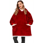 Winter Oversized Wearable Blanket Women Hoodies Sweatshirt TV Blanket With Sleeves Pullover Warm Soft Unisex Hoody Comfortable Sweatshirts For Autumn Stevvex