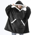 Winter Oversized Wearable Blanket Women Hoodies Sweatshirt TV Blanket With Sleeves Pullover Warm Soft Unisex Hoody Comfortable Sweatshirts For Autumn Stevvex