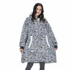 Winter Oversized Wearable Blanket Women Hoodies Sweatshirt TV Blanket With Sleeves Pullover Warm Soft Unisex Hoody Comfortable Sweatshirts For Autumn Stevvex