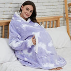 Winter Oversized Wearable Blanket Women Hoodies Sweatshirt TV Blanket With Sleeves Pullover Warm Soft Unisex Hoody Comfortable Sweatshirts For Autumn Stevvex