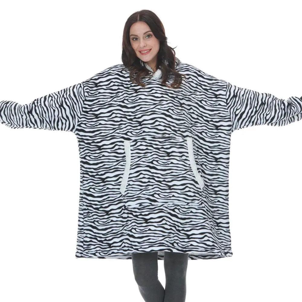 Winter Oversized Wearable Blanket Women Hoodies Sweatshirt TV Blanket With Sleeves Pullover Warm Soft Unisex Hoody Comfortable Sweatshirts For Autumn Stevvex