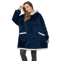 Winter Oversized Wearable Blanket Women Hoodies Sweatshirt TV Blanket With Sleeves Pullover Warm Soft Unisex Hoody Comfortable Sweatshirts For Autumn Stevvex