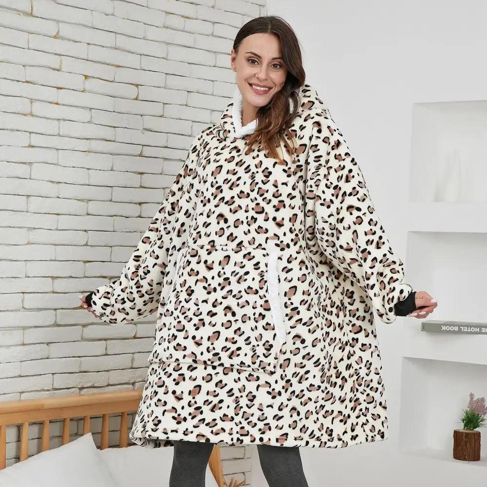 Winter Oversized Wearable Blanket Women Hoodies Sweatshirt TV Blanket With Sleeves Pullover Warm Soft Unisex Hoody Comfortable Sweatshirts For Autumn Stevvex