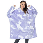 Winter Oversized Wearable Blanket Women Hoodies Sweatshirt TV Blanket With Sleeves Pullover Warm Soft Unisex Hoody Comfortable Sweatshirts For Autumn Stevvex