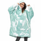 Winter Oversized Wearable Blanket Women Hoodies Sweatshirt TV Blanket With Sleeves Pullover Warm Soft Unisex Hoody Comfortable Sweatshirts For Autumn Stevvex
