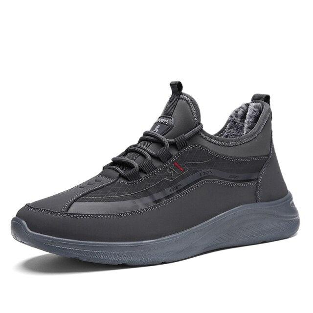 Winter Running Shoes Mens Low Cut Non Slip Warm Outdoor Walking Shoes Comfort Sneakers Fashion Sport Shoes Outdoor Walking Non-Slip Sneakers Comfortable Soft Design Quality Autumn Shoes