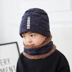 Winter Scarf Hat Set Outdoor Sport Warm Beanies Hat For Men Knitted Hats Bandana Hiking Camping Kid Neck Warmer Cap Neck Gaiter Winter Knitted Beanie Scarf Men Hat Neck Warmer Gaiter Face Cover Winter Beanie Hat Scarf Set Fleece Lined Skull Cap Winter Hat Stevvex