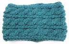 Winter Soft Wool Knit Warm Lightweight Ear Protection Crochet Headbands Elegant Turban Outdoor Sports Headwear Hair Ribbons Hair Accessories For Girl