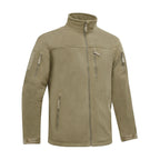 Winter Tactical Fleece Jacket Mens Jacket Unique Design Men's Winter Thermal Work Jacket Thermal Warm Security Fishing Work Coats Soft Winter Fleece Coat With Multiple Pockets Stevvex