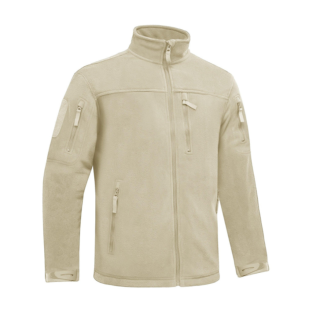 Winter Tactical Fleece Jacket Mens Jacket Unique Design Men's Winter Thermal Work Jacket Thermal Warm Security Fishing Work Coats Soft Winter Fleece Coat With Multiple Pockets Stevvex