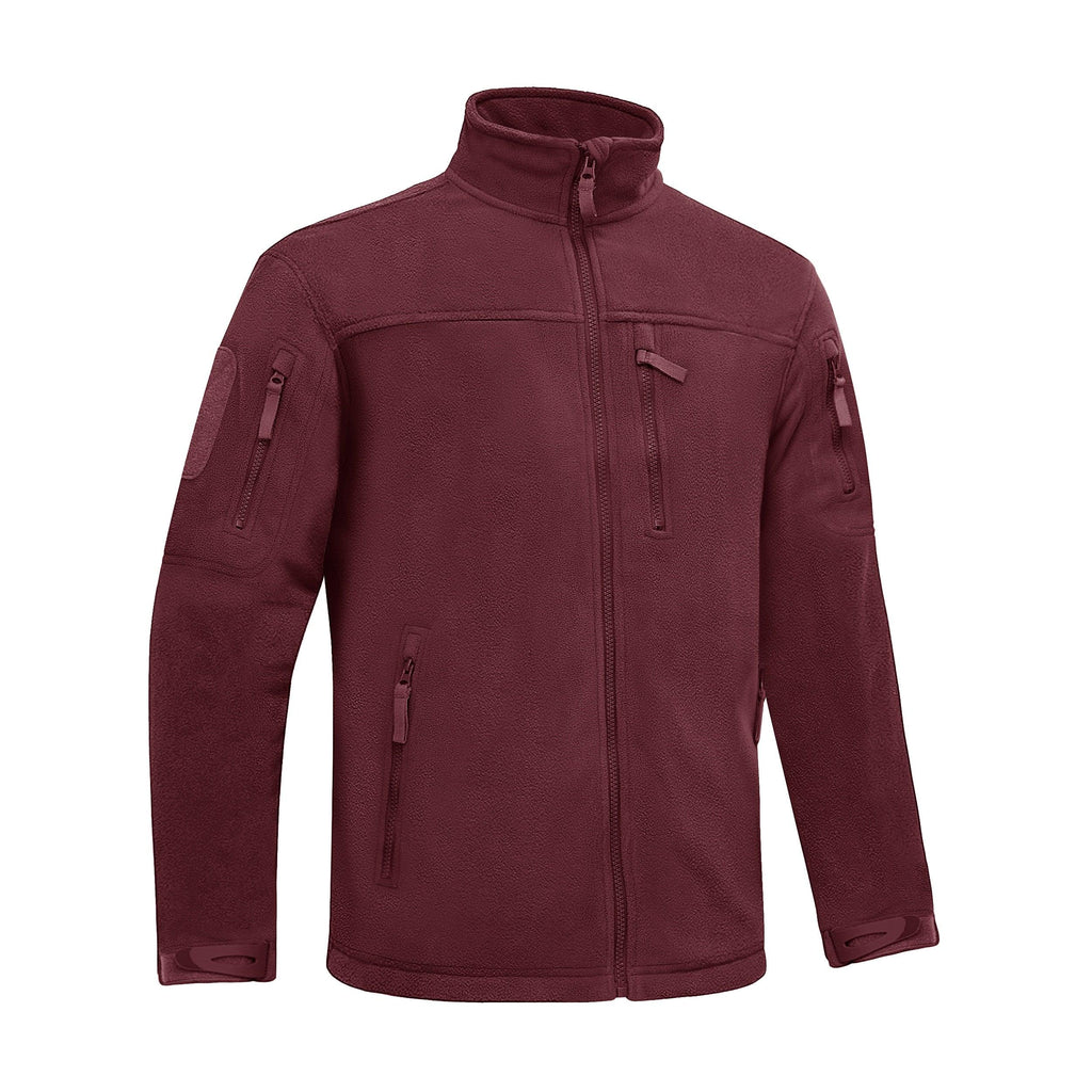 Winter Tactical Fleece Jacket Mens Jacket Unique Design Men's Winter Thermal Work Jacket Thermal Warm Security Fishing Work Coats Soft Winter Fleece Coat With Multiple Pockets Stevvex
