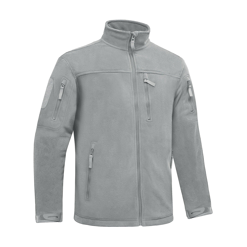 Winter Tactical Fleece Jacket Mens Jacket Unique Design Men's Winter Thermal Work Jacket Thermal Warm Security Fishing Work Coats Soft Winter Fleece Coat With Multiple Pockets Stevvex
