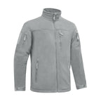 Winter Tactical Fleece Jacket Mens Jacket Unique Design Men's Winter Thermal Work Jacket Thermal Warm Security Fishing Work Coats Soft Winter Fleece Coat With Multiple Pockets Stevvex