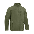 Winter Tactical Fleece Jacket Mens Jacket Unique Design Men's Winter Thermal Work Jacket Thermal Warm Security Fishing Work Coats Soft Winter Fleece Coat With Multiple Pockets Stevvex