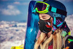 Winter Thermal Balaclava Fleece Half Face Mask Neck Warmer Ear Cover Ski Windproof Snowboard Scarf Bandana Helmet Cap Men Women Mask Headwear Scarf Bandana Hood Half Breathable Dustproof Hang-Ear Cap Bike Headbands Face Cover Stevvex