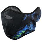 Winter Thermal Balaclava Fleece Half Face Mask Neck Warmer Ear Cover Ski Windproof Snowboard Scarf Bandana Helmet Cap Men Women Mask Headwear Scarf Bandana Hood Half Breathable Dustproof Hang-Ear Cap Bike Headbands Face Cover Stevvex