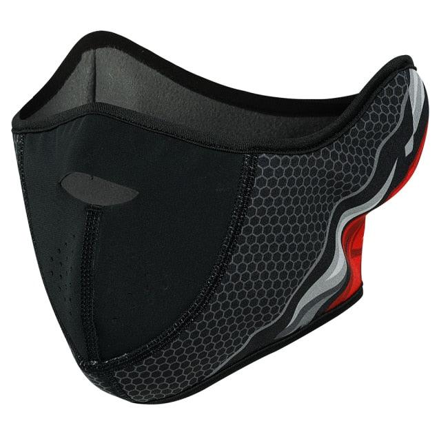 Winter Thermal Balaclava Fleece Half Face Mask Neck Warmer Ear Cover Ski Windproof Snowboard Scarf Bandana Helmet Cap Men Women Mask Headwear Scarf Bandana Hood Half Breathable Dustproof Hang-Ear Cap Bike Headbands Face Cover Stevvex