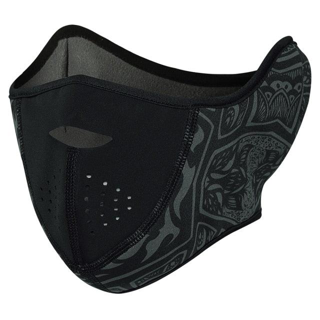 Winter Thermal Balaclava Fleece Half Face Mask Neck Warmer Ear Cover Ski Windproof Snowboard Scarf Bandana Helmet Cap Men Women Mask Headwear Scarf Bandana Hood Half Breathable Dustproof Hang-Ear Cap Bike Headbands Face Cover Stevvex